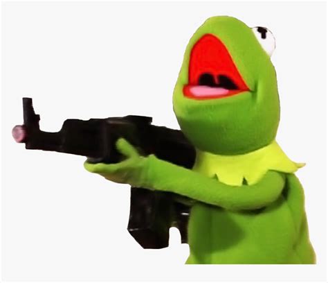Kermit With Gun Meme