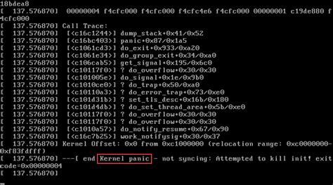 Kernel Panic Example