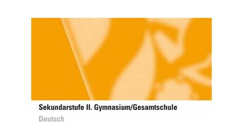 Deutschbuch Gymnasium - Kernlehrplan (Nrw à Kernlehrplan