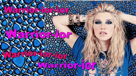 kesha warrior lyrics