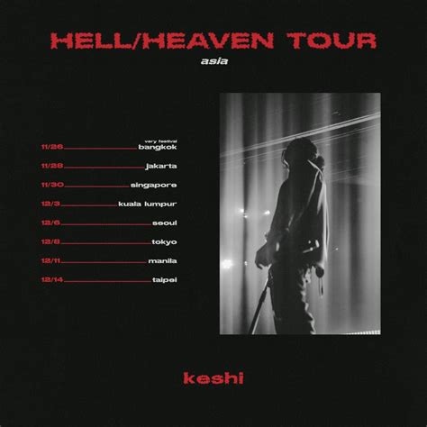 keshi tour song list