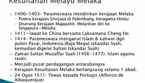 Sejarah Tingkatan 2 Bab 5 Kesultanan Melayu Melaka (Part 1) - YouTube