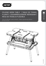 Keter Folding Work Table Instruction Manual