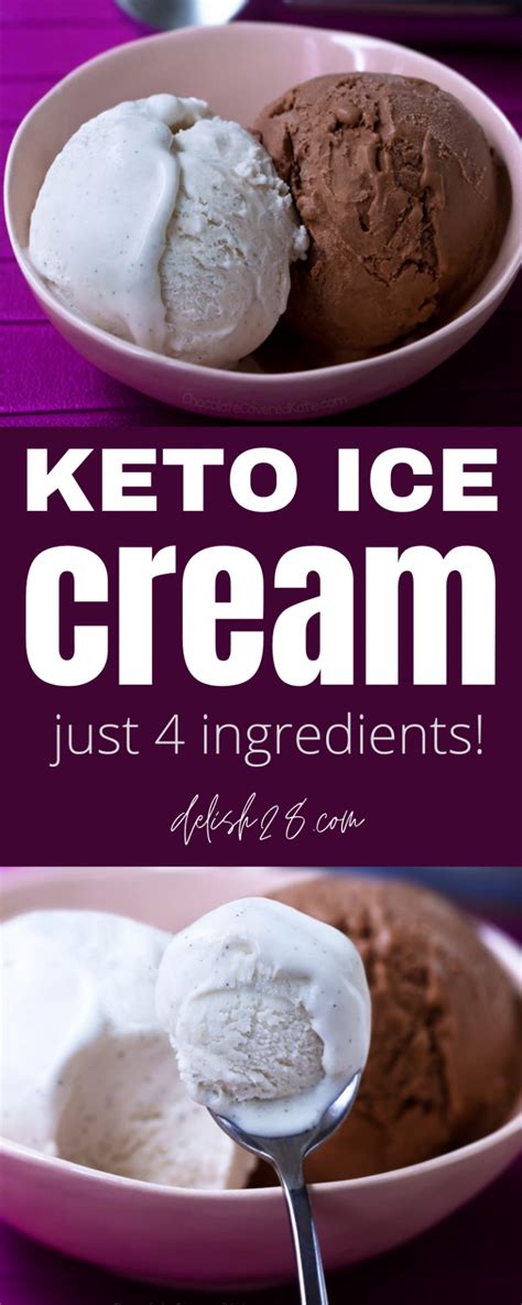 Easy Keto Ice Cream • Oh Snap! Let's Eat!