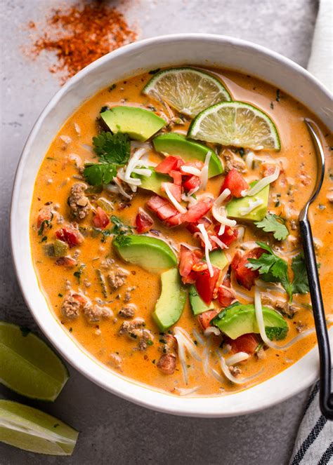 Make the Best Slow Cooker Keto Taco Soup Recipe in Your Crockpot