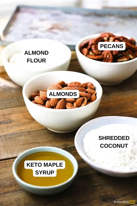 Keto Clusters Ingredients