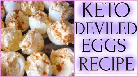 Keto Cream Cheese Deviled Eggs