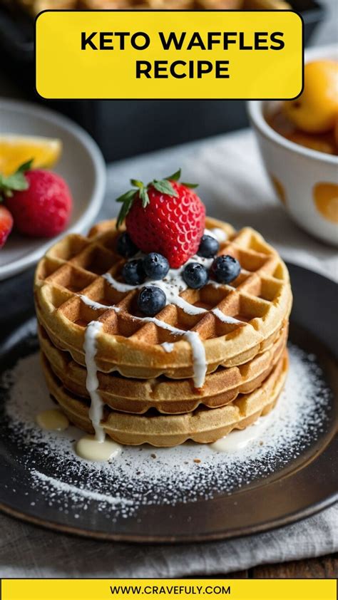 Keto Waffles Without Cheese