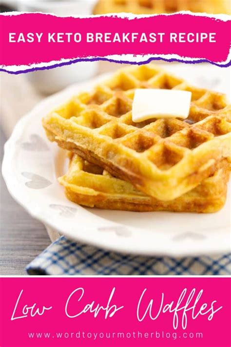 Keto Waffles Without Flour