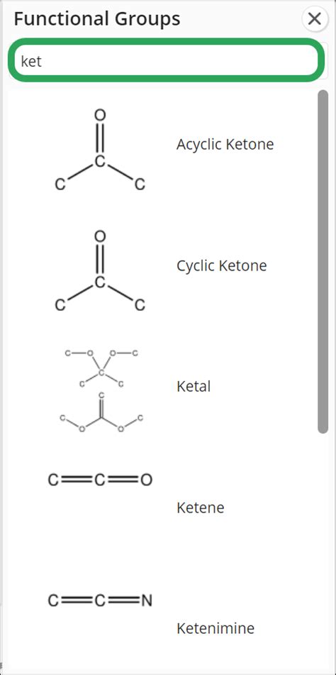 Ketone Functional Group Test