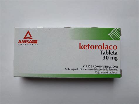 ketorolaco sublingual 30 mg para que sirve