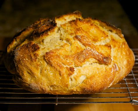 No Knead Kettle Bread Baked in Cast Iron Pot Bread baking, Baking, Bread