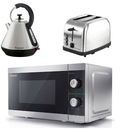 Kettle Toaster Microwave Set Wilko