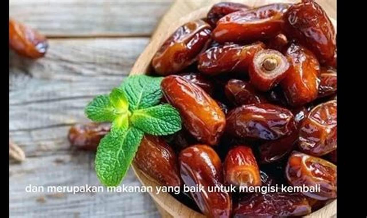 Rahasia Keutamaan Berbuka Kurma Saat Puasa