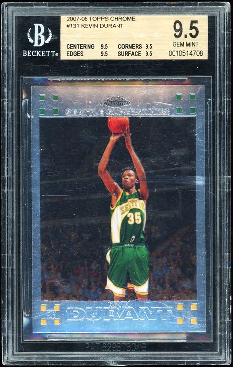 Kevin Durant Topps Chrome Rookie Card: A Must-Have For Basketball Card Collectors