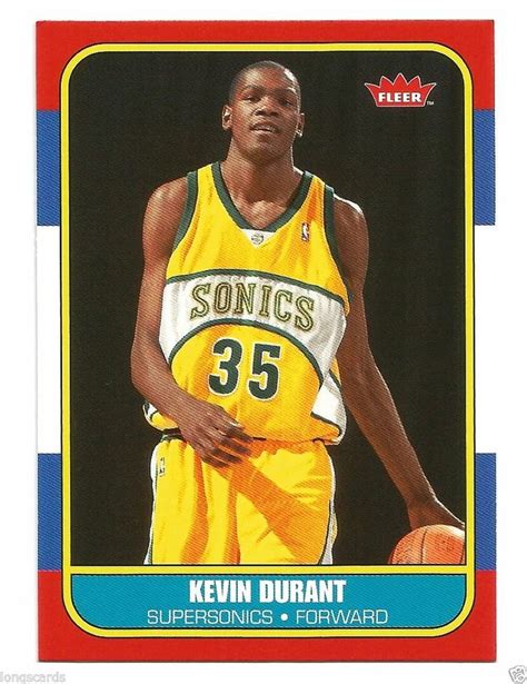 kevin durant rookie card