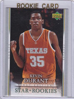 kevin durant rookie card texas