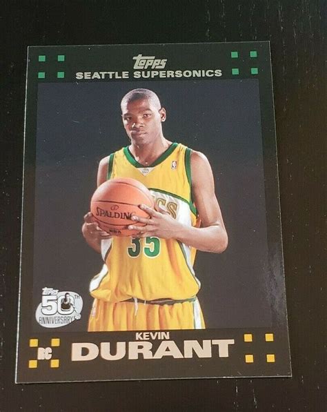 kevin durant supersonics card