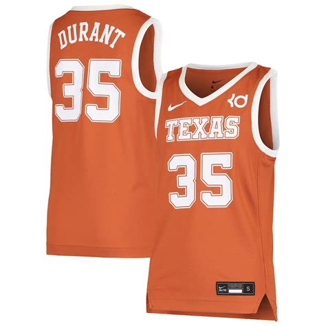 kevin durant texas jersey youth