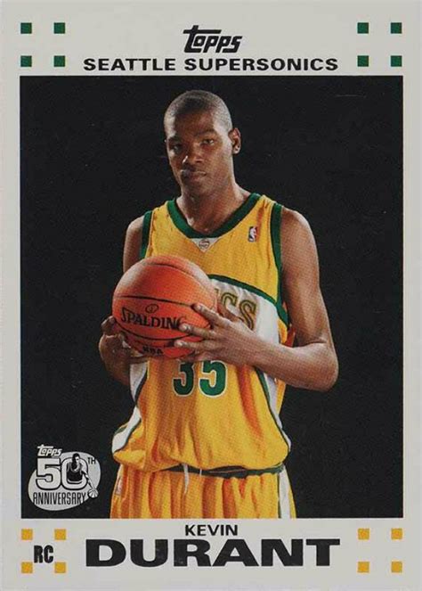 kevin durant topps rookie card