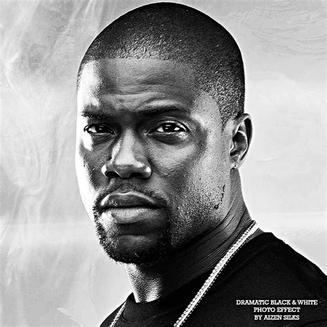 kevin hart black and white photo