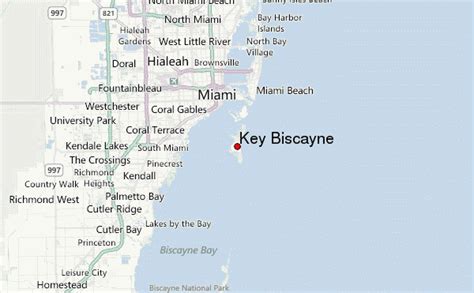 key biscayne florida map