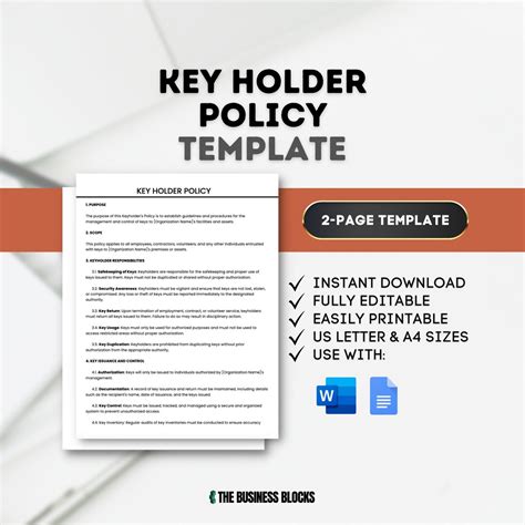 Key Holder Policy Example