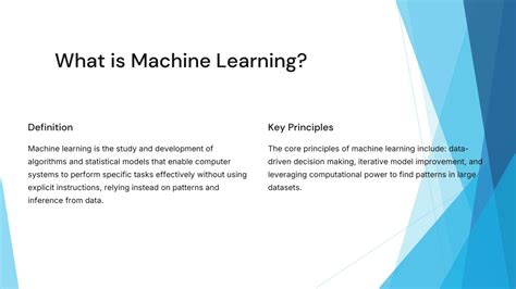key principles of machine learning