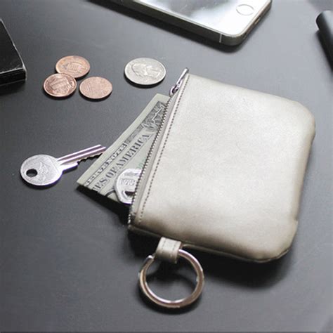 Key Ring Coin Case