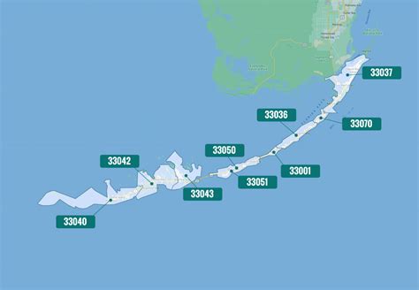 Zip Code Map Key West Fl Map