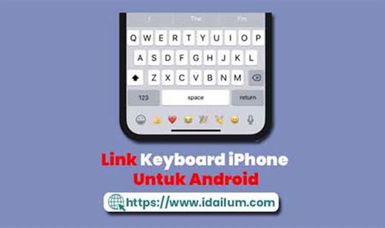 keyboard iphone untuk android