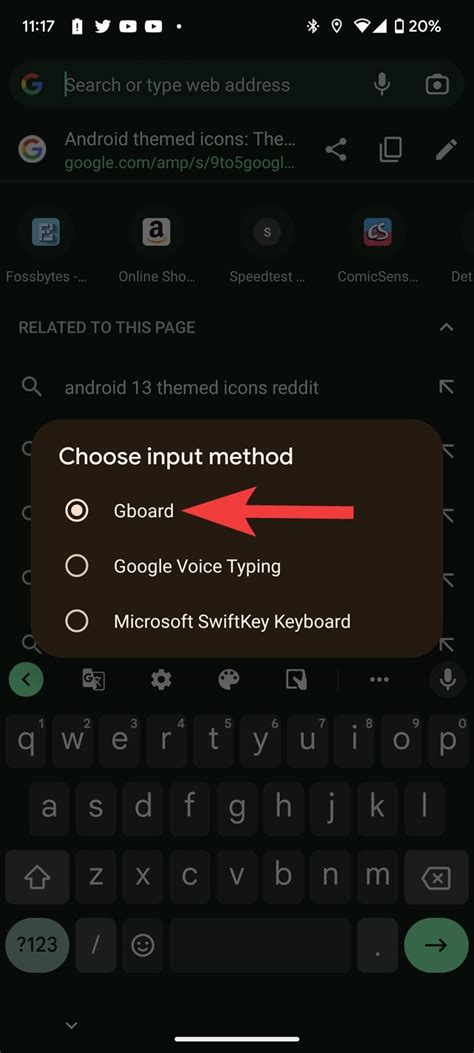 Keyboard Android Change Input