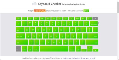 keyboard checker tool