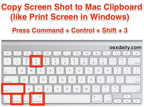 Keyboard Command For Copy Screen