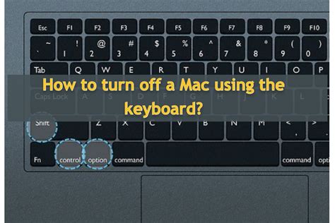 keyboard command to shut down mac