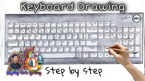 Keyboard Drawing With Design