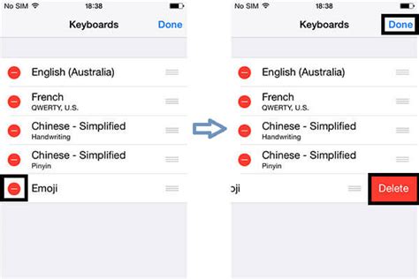 Keyboard Emoji Delete