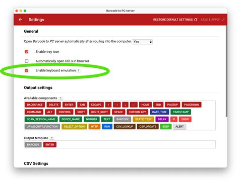 Keyboard Emulation Mode