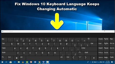 keyboard language keeps changing