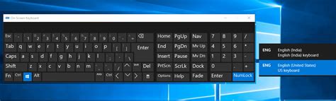 keyboard layout windows 10