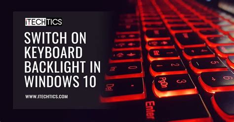 keyboard lighting control windows 10 laptop