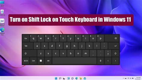 Keyboard Locked Due To Shift Key