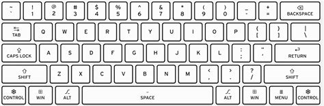 Keyboard Qwerty Layout