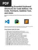 Keyboard Shortcut Code C++
