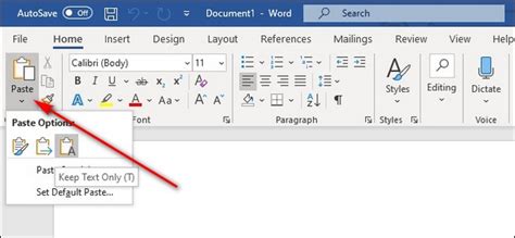 Keyboard Shortcut Copy Without Formatting