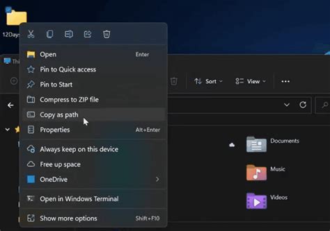 Keyboard Shortcut For Copying File Path