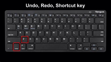 Keyboard Shortcut For Undo Command Is