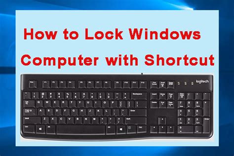 keyboard shortcut to lock screen pc
