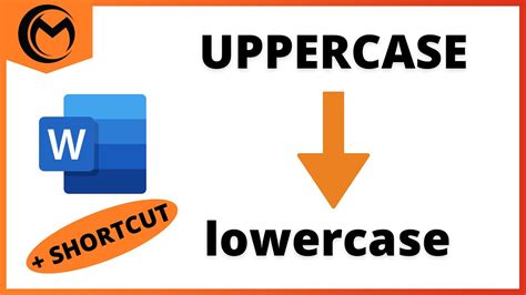 Keyboard Shortcut Uppercase To Lowercase
