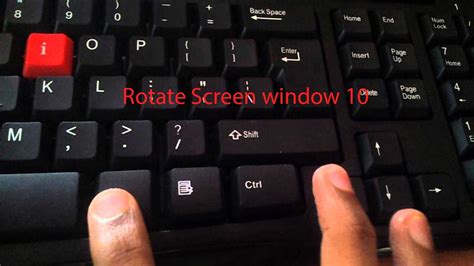 Keyboard Shortcut Windows Rotate Screen